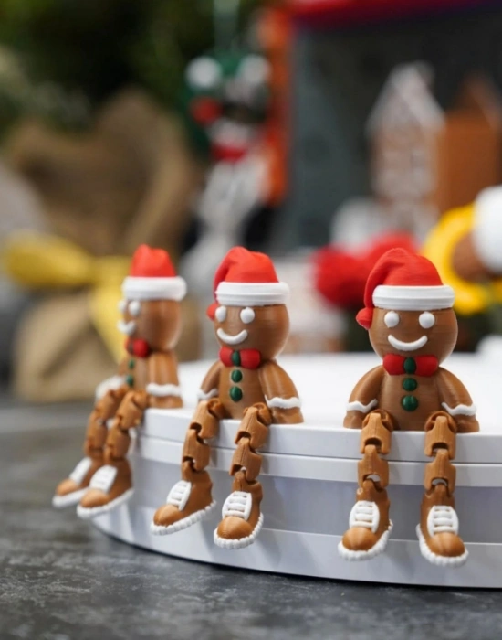 Kurabiye Adam Model Sevimli Mini Kahve Köşesi Obje Biblo