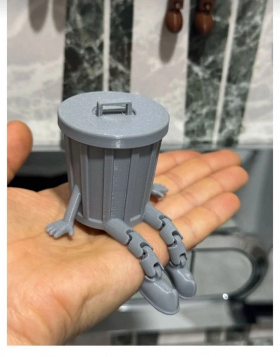 Çöp Kutusu Sevimli Oturan Biblo Figürler Dekoratif Banyo Seti