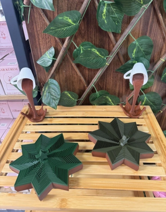 Spiral Stres Oyuncağı Dönebilen Geometrik Dekoratif Obje Masa Üstü Aksesuar