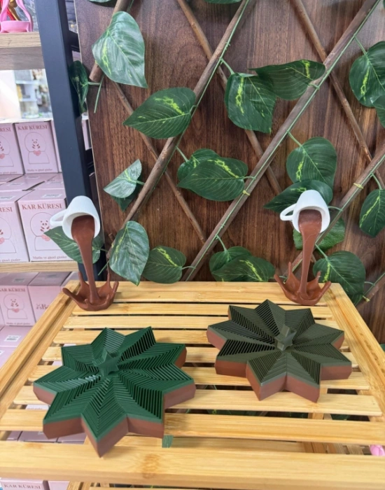 Spiral Stres Oyuncağı Dönebilen Geometrik Dekoratif Obje Masa Üstü Aksesuar