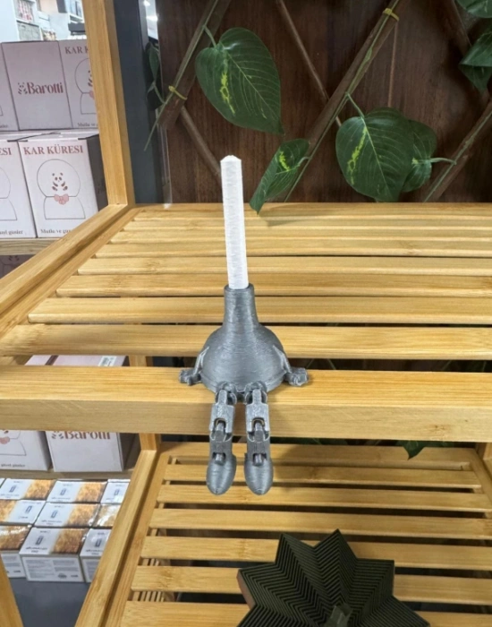 Tuvalet Pompası Model Sevimli Oturan Biblo Figürler Dekoratif Banyo Seti