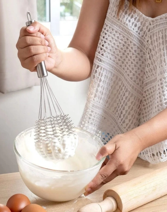 Balon Büyük Boy Paslanmaz Çelik Çırpıcı 30 Cm