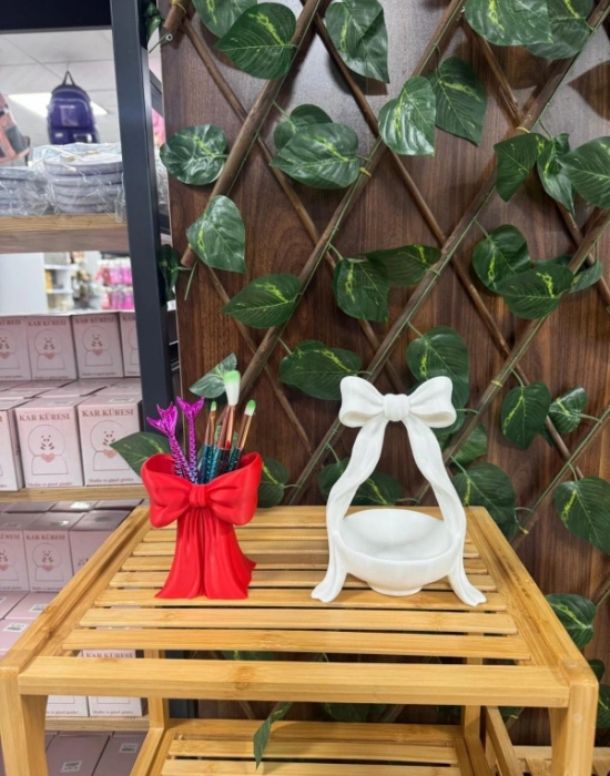 Fiyonk Fırçalık Kalemlık Mini Vazo