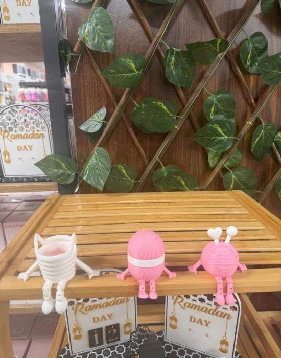 Şişli Örgü Yumak Sevimli Mini Kahve Ev Köşesi Obje Biblo