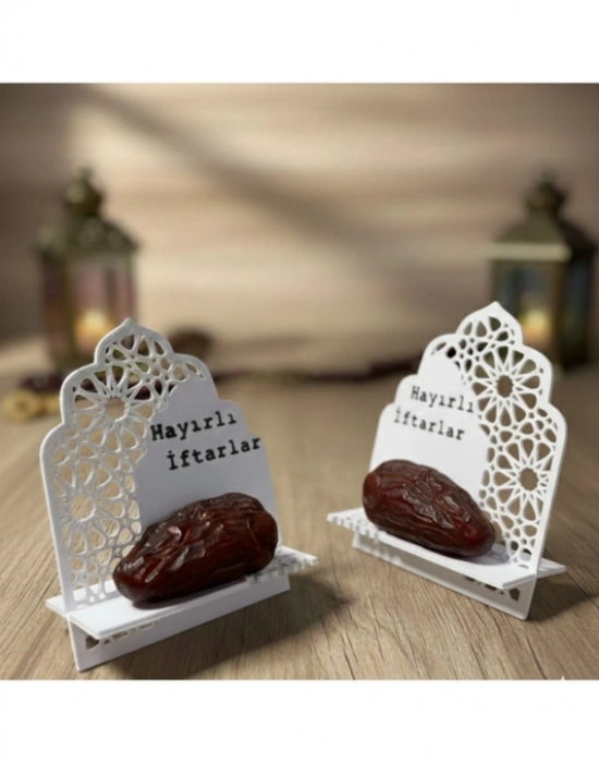 Hayırlı Ramazanlar Yazılı Hurma Standı Hurma Sunum Hurmalıık