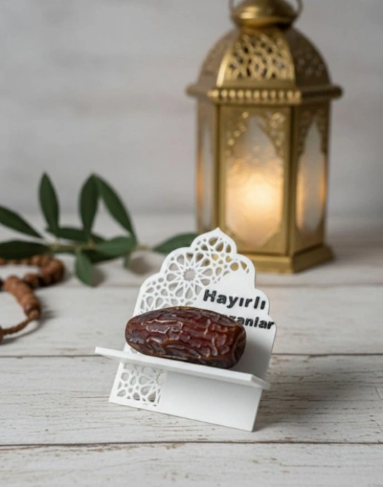 Hayırlı Ramazanlar Yazılı Hurma Standı Hurma Sunum Hurmalıık