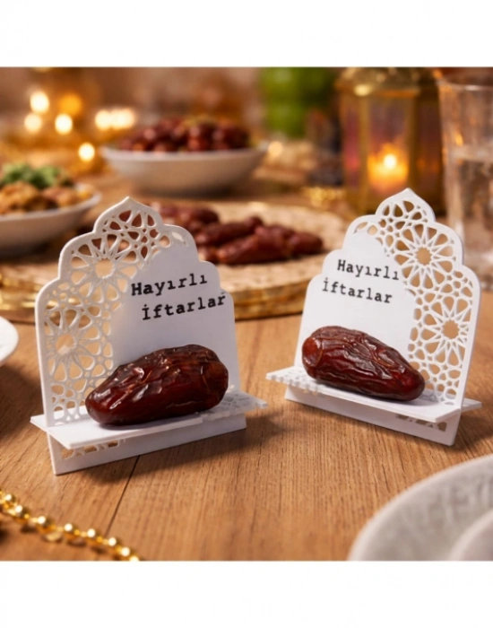 Hayırlı Ramazanlar Yazılı Hurma Standı Hurma Sunum Hurmalıık