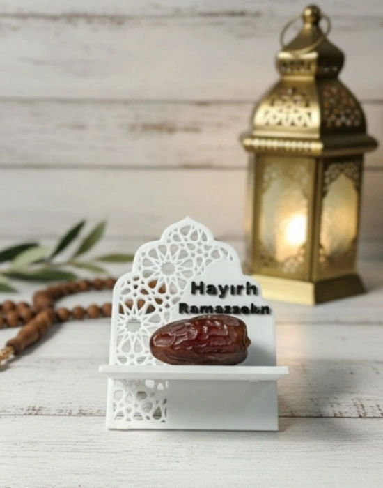 Hayırlı Ramazanlar Yazılı Hurma Standı Hurma Sunum Hurmalıık