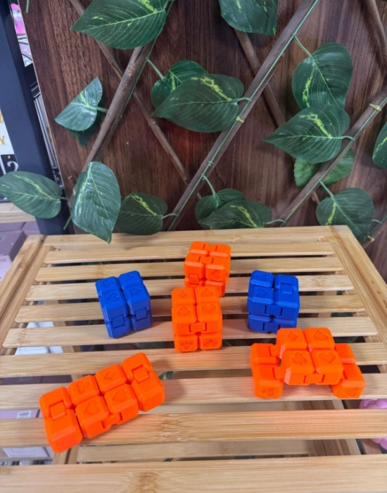 Sonsuz Küp Stres Küpü Renk Mavi Turuncu