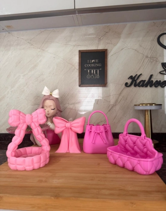 Km Group Yarım Çanta Model Fırçalık Takılık Makyaj Organizeri 15 x 15 Cm