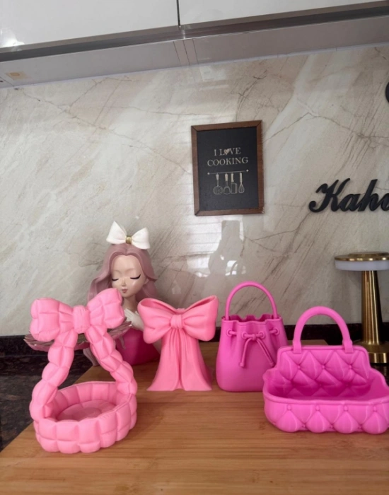 Km Group Yarım Çanta Model Fırçalık Takılık Makyaj Organizeri 15 x 15 Cm