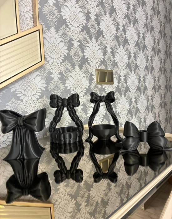 Km Group Fiyonklu Mum Tutucu Dekoratif Şamdan Mumluk 8 x 16 Cm