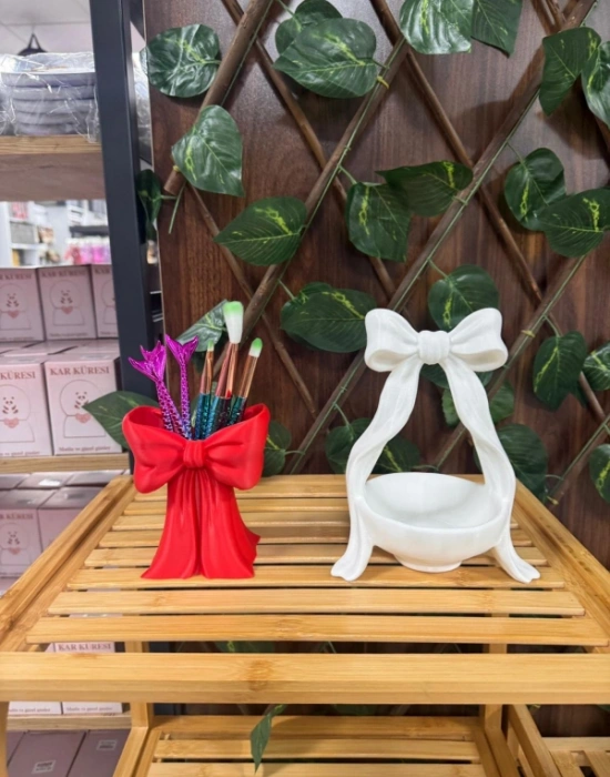 Km Group Düz Fiyonk Model Takı Makyaj Organizeri 17 Cm Anahtar Sepeti