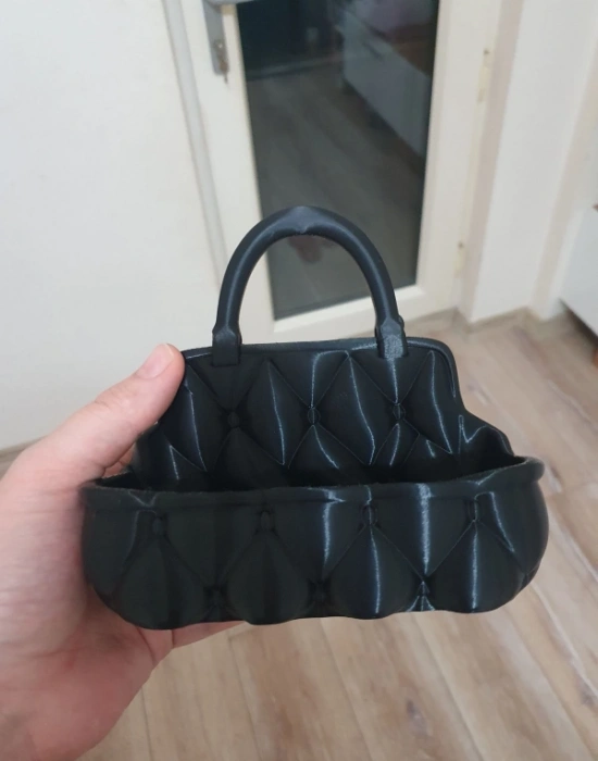 Km Group Yarım Çanta Model Fırçalık Takılık Makyaj Organizeri 15 x 15 Cm