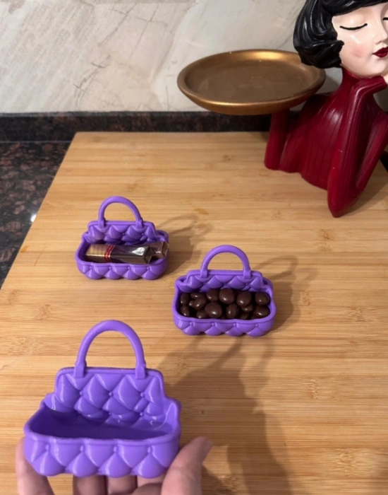 Km Group Mini Çanta Model Şekerlik Lokumluk 9 cm