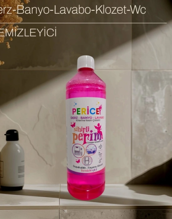Perice Pembe Güç Kireç Çözücü Derz Banyo Wc Temizleyici