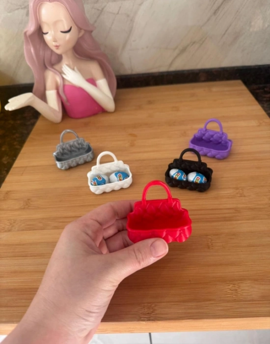 Km Group Mini Çanta Model Şekerlik Lokumluk 6 cm