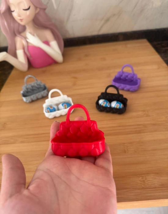 Km Group Mini Çanta Model Şekerlik Lokumluk 6 cm