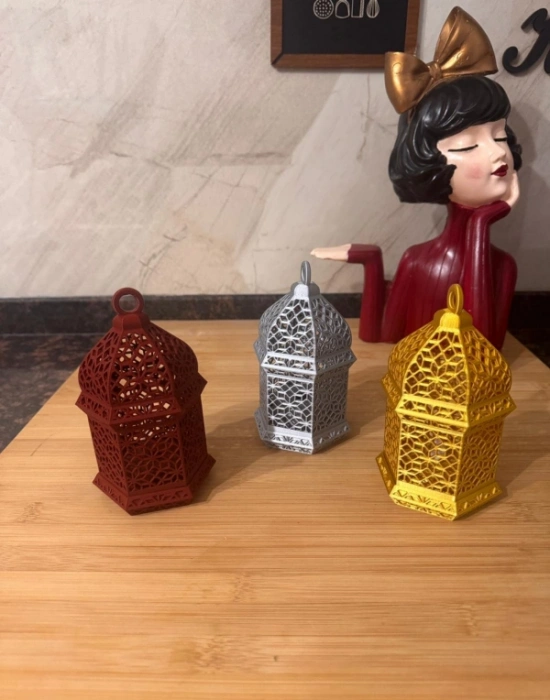 Km Group Fener Kandil Geleneksel Motifli