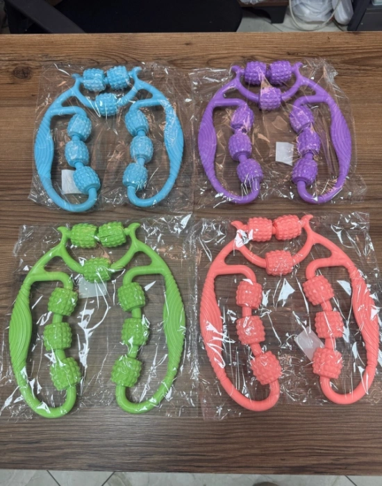 Kas Gevşetici Masaj Aletı Selulit 9 Tekerlı Bacak Masaj Aleti