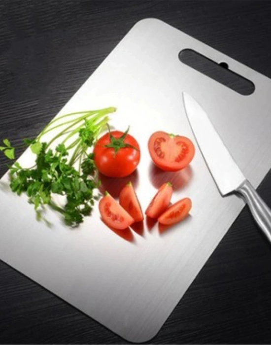 B. Küçük Boy Paslanmaz Çelik Kesim Panosu 20 x 30 Cm