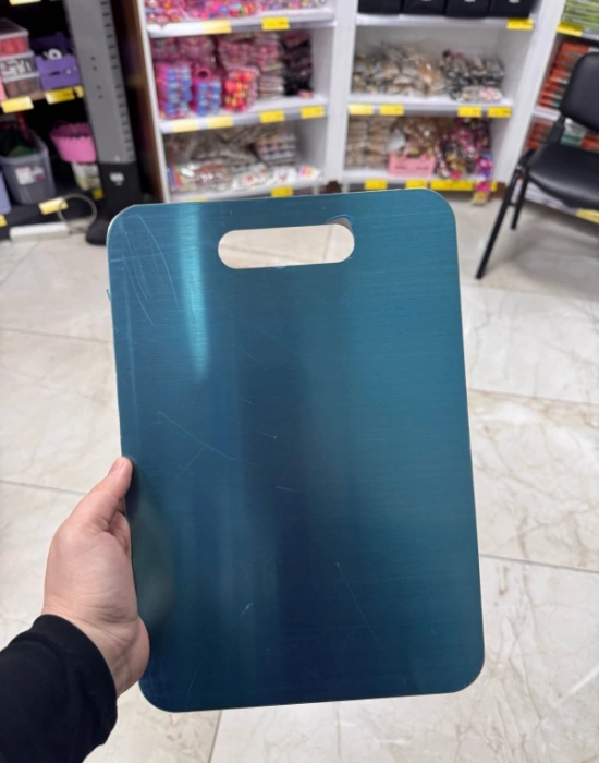 B. Büyük Boy Paslanmaz Çelik Kesim Panosu 23 x 34 Cm