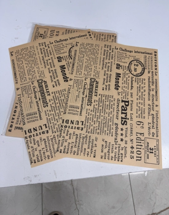 B. Desenli Sunum Kağıdı 50 Adet