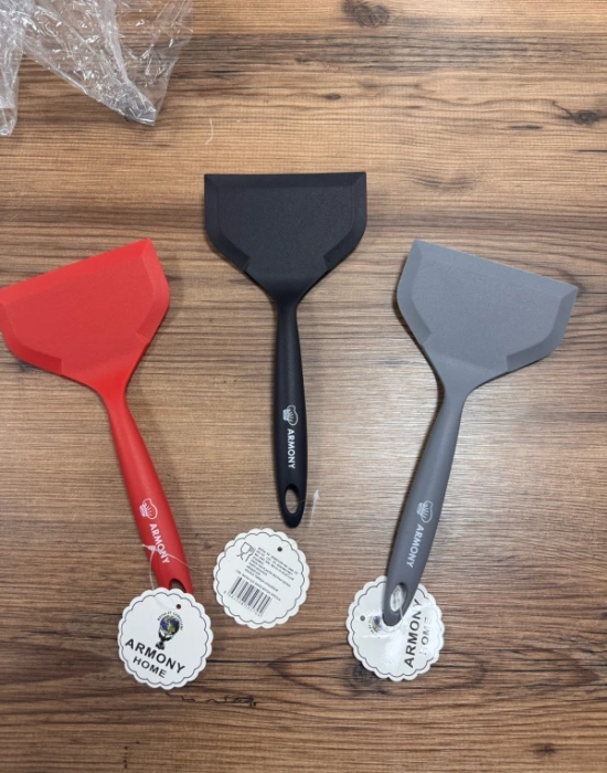 Armony Gri Silikon Büyük Boy Jumbo Spatula