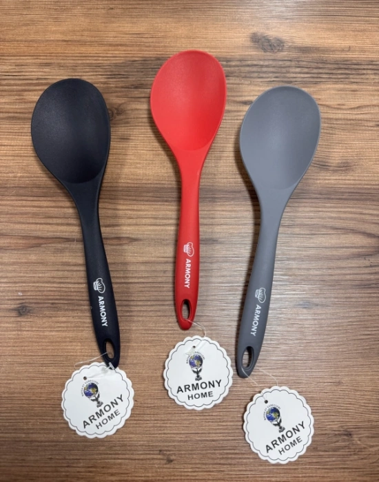 Armony Gri Silikon Mega Boy Pilav Kaşık