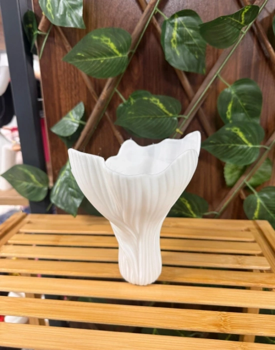 Km Group Buket Model Vazo 3D 16 X 4 Cm Ağız çap 14 cm