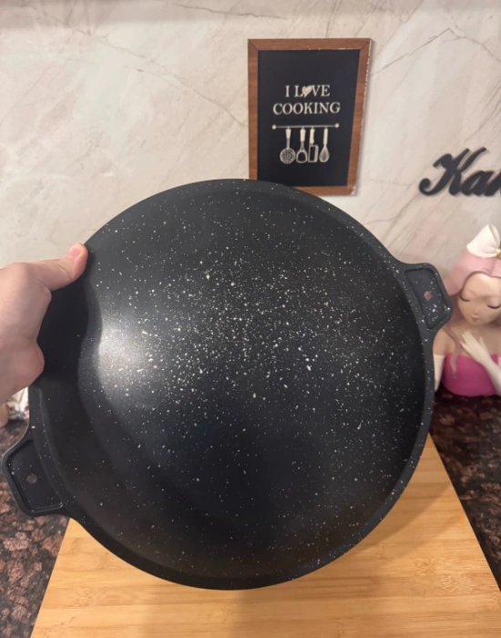 Hamarat Döküm Et Kavurma Tava Gözleme Bazlama Sacı 36 Cm