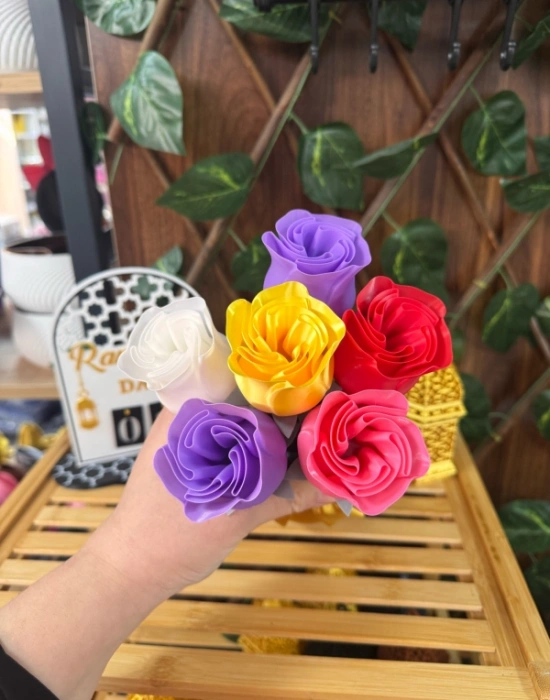 Km Group Yapay Gül Baskı Renkli Adet