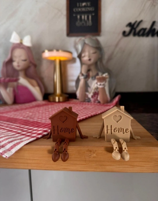 Ev Home Sevimli Mini Kahve Köşesi Obje Biblo