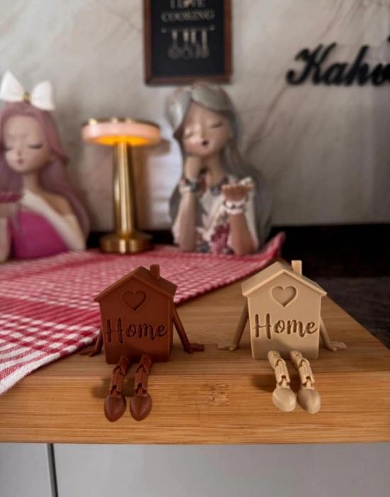 Ev Home Sevimli Mini Kahve Köşesi Obje Biblo