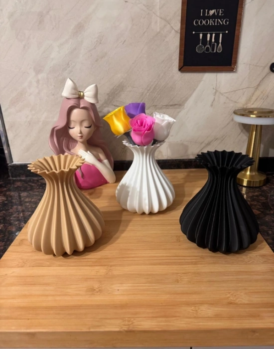 Km Group Modern Estetik Dekoratif Bohem Vazo 15 CM