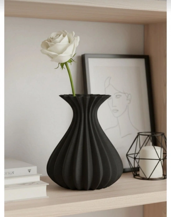 Km Group Modern Estetik Dekoratif Bohem Vazo 15 CM