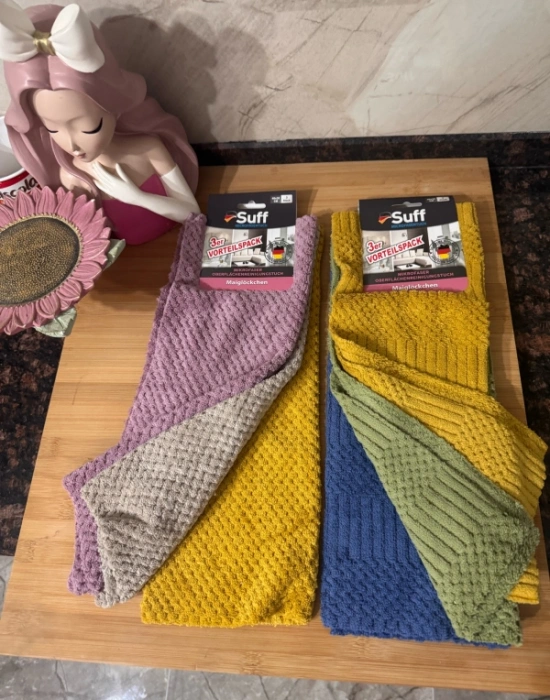 Suff 3Lü Müge Maiglöckchen Bez Petekli Model 40 x 30 CM Büyük