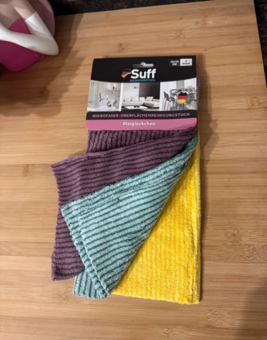 Suff 3Lü Müge Maiglöckchen Bez Tırtıklı Model 32 x 32 CM