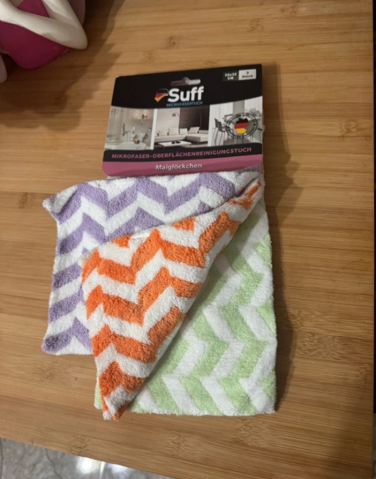 Suff 3Lü Müge Maiglöckchen Bez Zikzak Model 32 x 32 CM