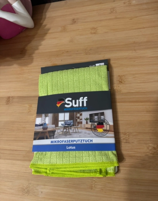 Suff Lotus Nilüfer Mikrofiber Yüzey Temizlik Bezi Damalı Küçük 40 x 40 cm