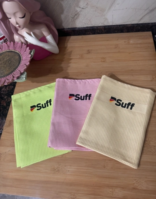 Suff 3Lü Mikrofiber Bez 60X40 Genel Temizlik Bezi