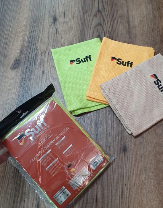 Suff 3Lü Mikrofiber Bez 60X40 Genel Temizlik Bezi