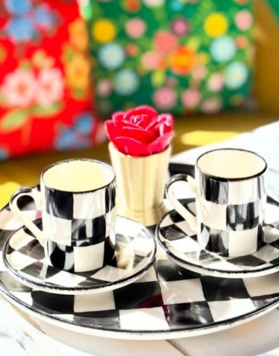 Km Group Kovalı Gül Kahve Yani Obje Biblo Renkli 7 Cm