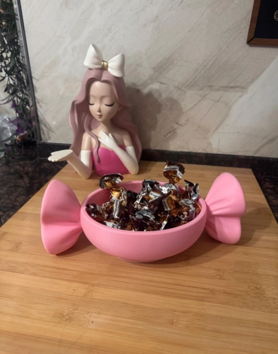 Şeker Formunda Bayram Şekerliği 3d Kase Bowl