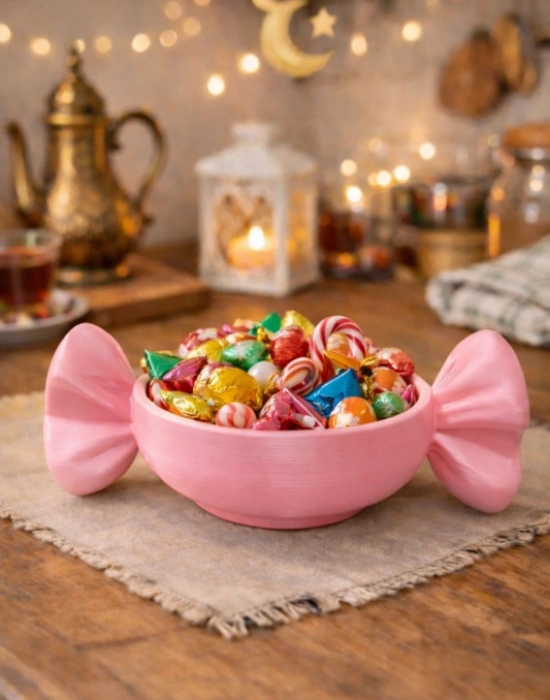 Şeker Formunda Bayram Şekerliği 3d Kase Bowl