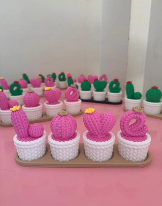 Km Group Love Yazılı Saksılı Biblo Obje 20 x 8 cm