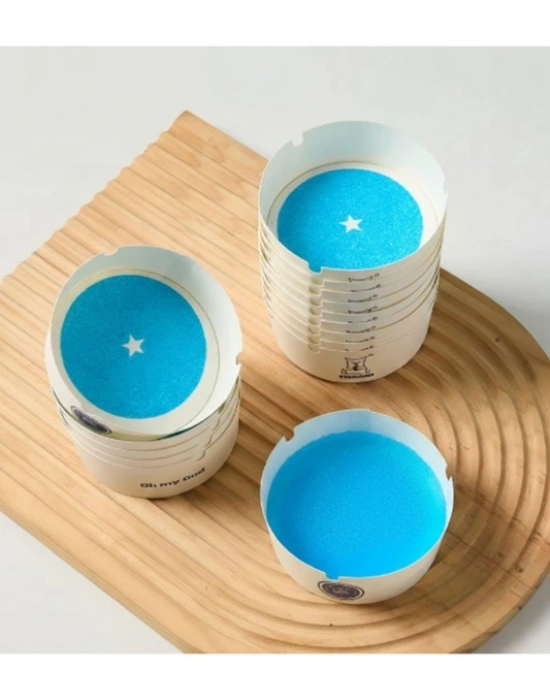 Tek Kullanımlık Kül Tablası Kokusuz Taşınabilir Jel Küllük 25 Adet