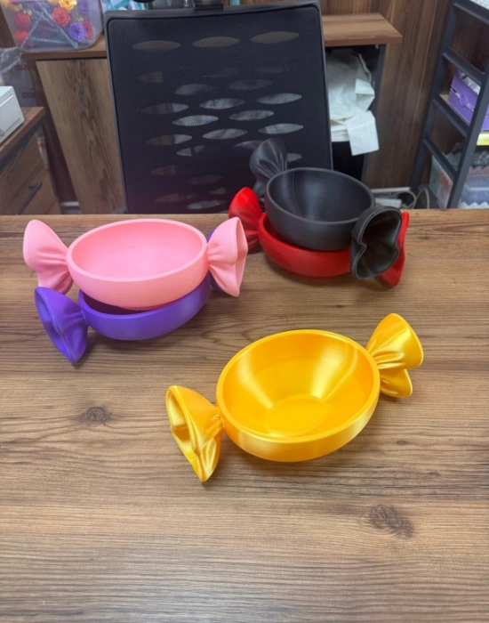 Şeker Formunda Bayram Şekerliği 3d Kase Bowl