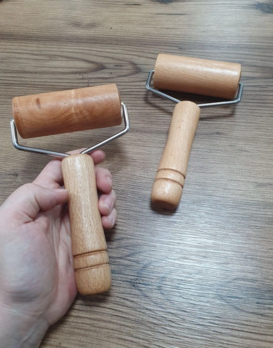 Ahşap Saplı Lüks Model Hamur Rulo Hamur Açma Rulosu