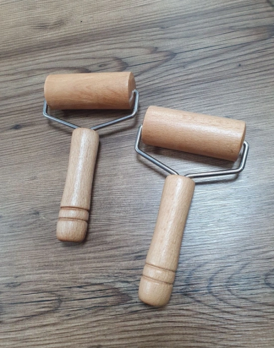 Ahşap Saplı Lüks Model Hamur Rulo Hamur Açma Rulosu
